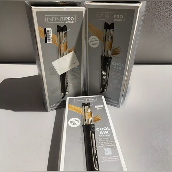 INFINITIPRO x CONAIR Cool Air Curler,Curls & Waves with Cool AirTech-New w/box - Picture 4 of 6